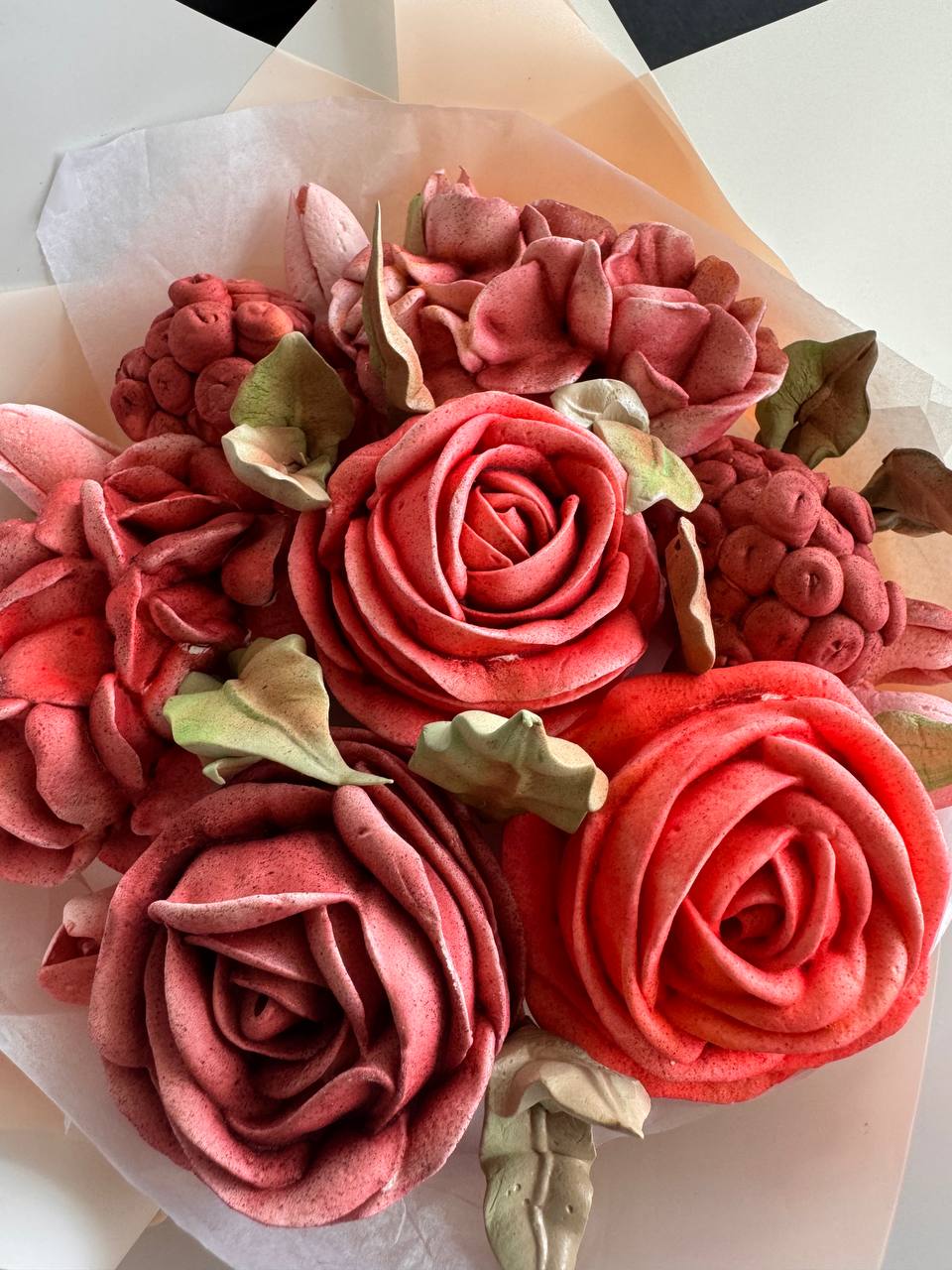 Marshmallow Flower Bouquet Small (20cm)🌸