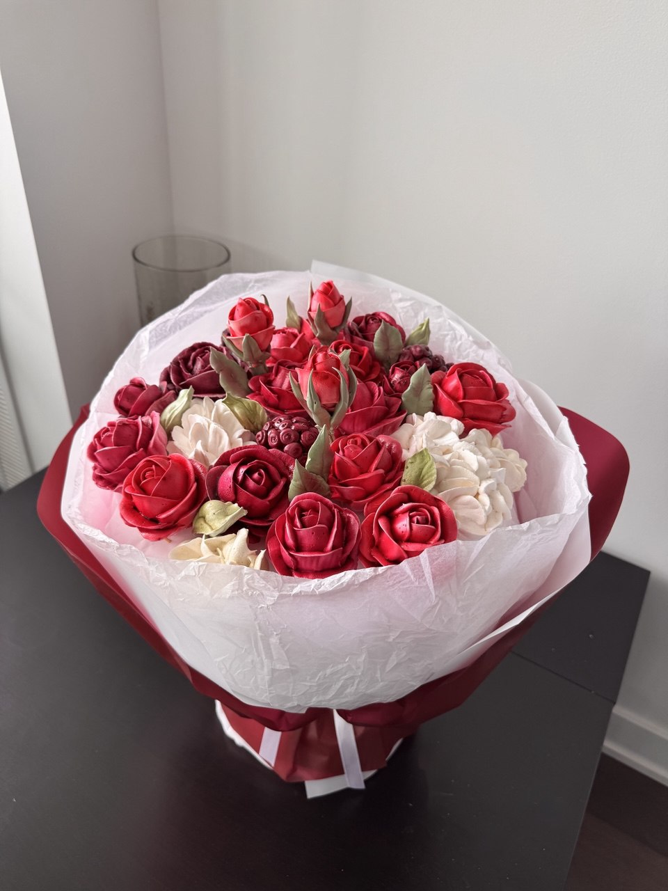 Marshmallow Flower Bouquet Large (35cm-40cm)🌸